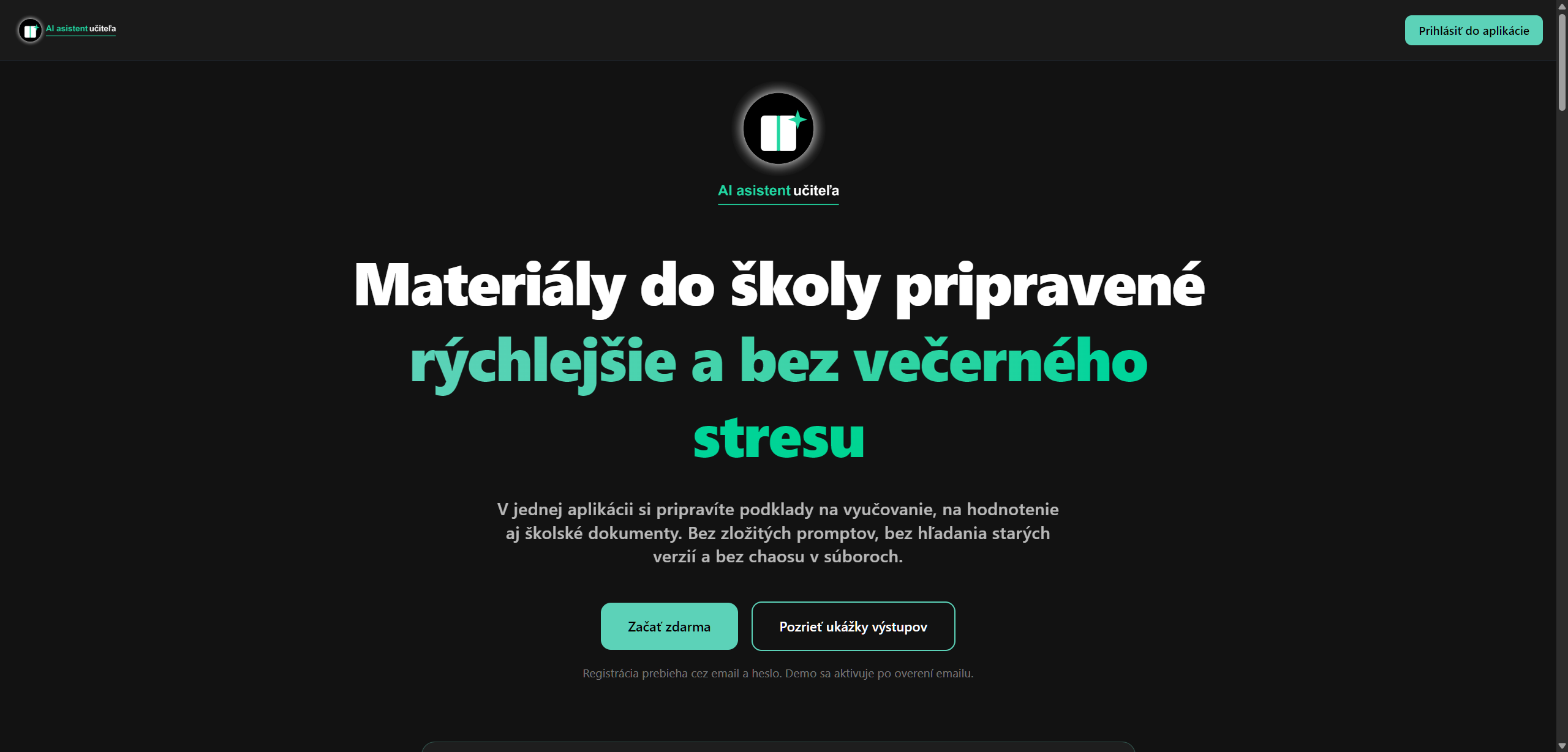 AI Asistent Učiteľa — AI assistant for teachers