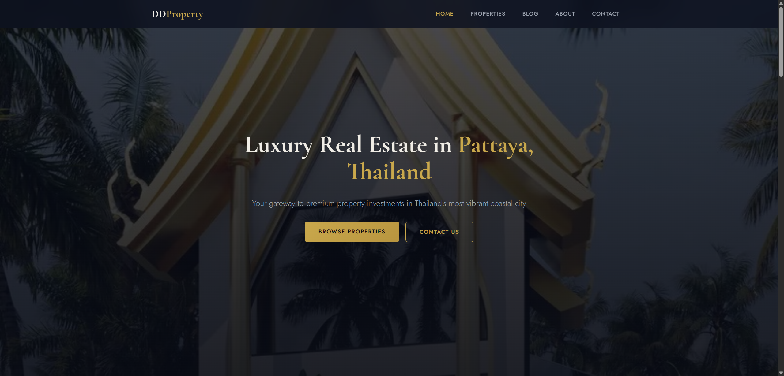 DD Property — real estate website
